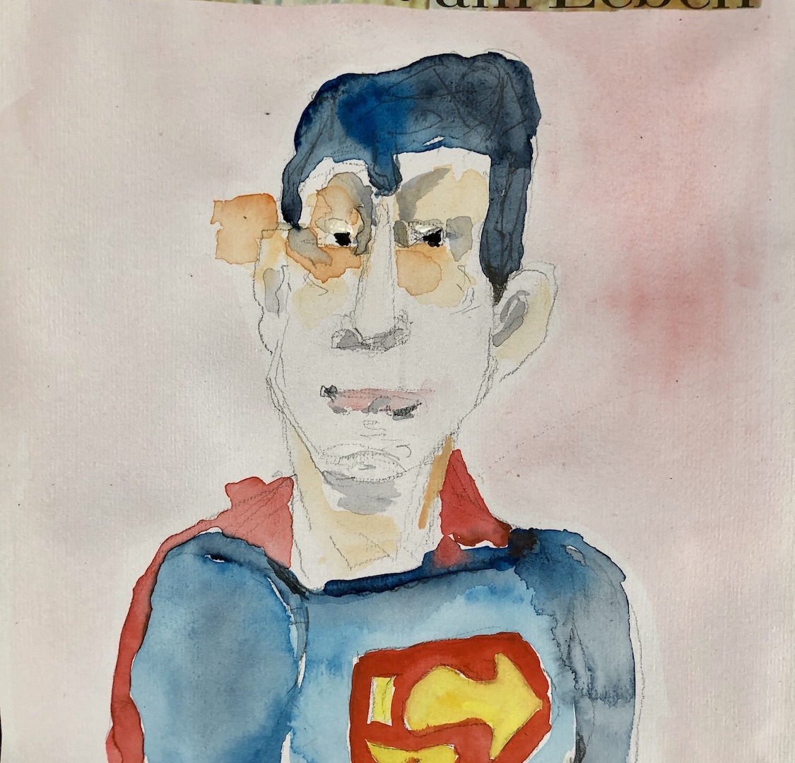  Superman - Aquarell